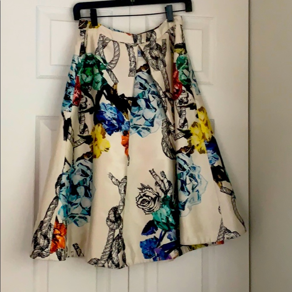 Tibi Tattoo Full Skirt